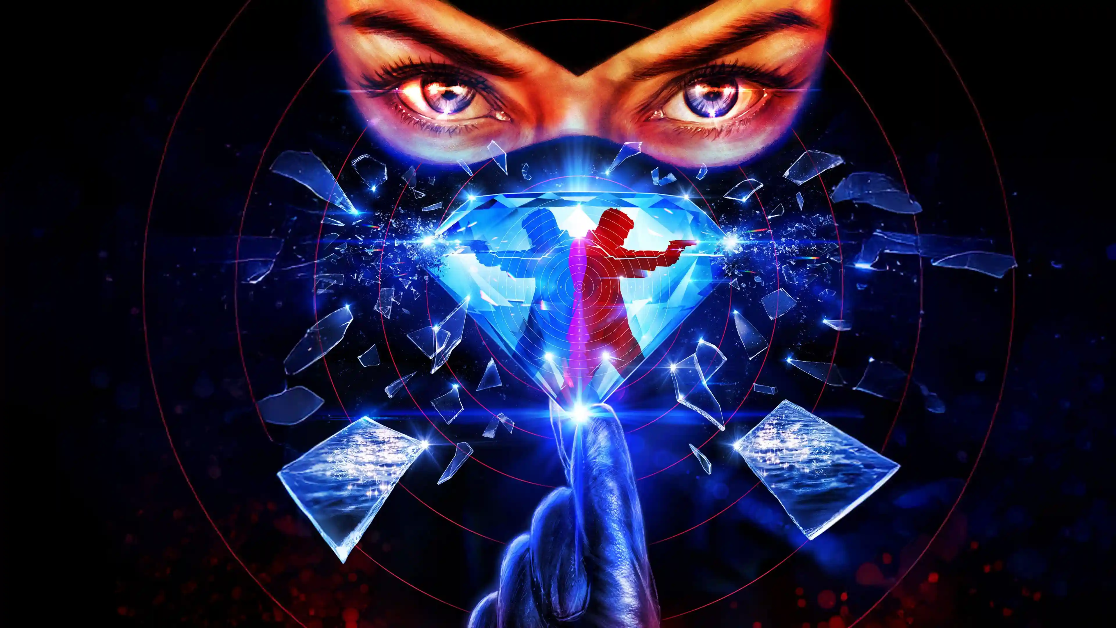 Backdrop phim Hình ảnh phản chiếu trong viên kim cương đã chết